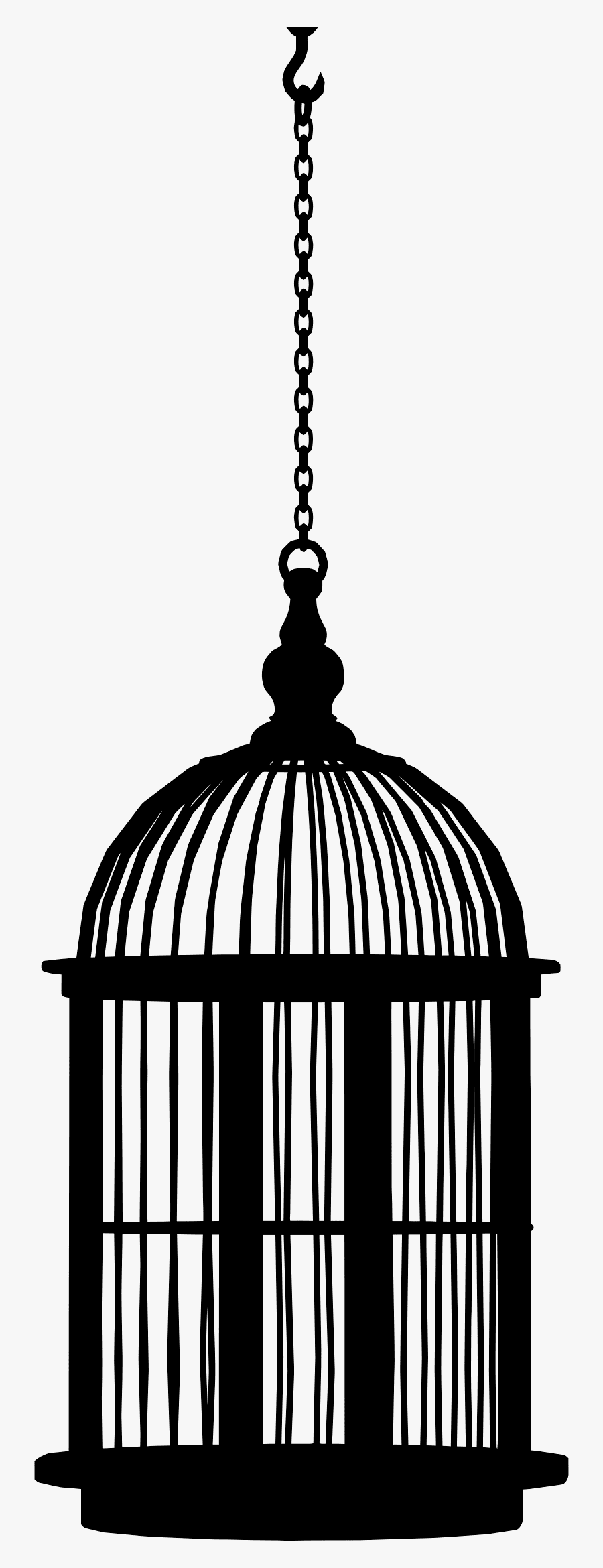 Cage-bird - Cage Without A Bird, Transparent Clipart