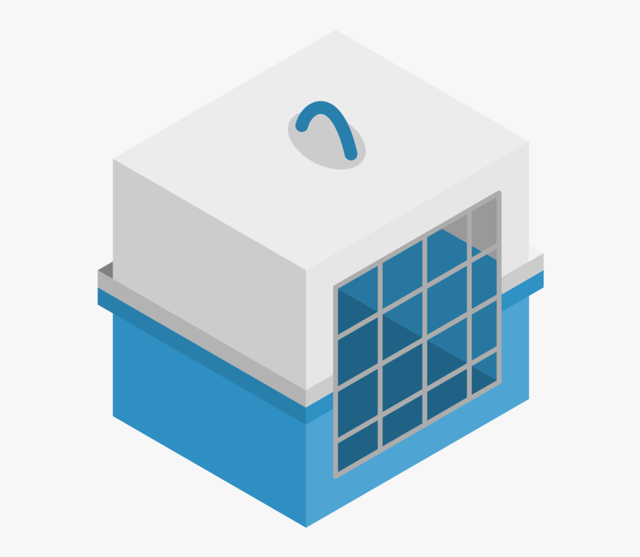 Box,angle,brand - Dog Crate Clipart Png, Transparent Clipart