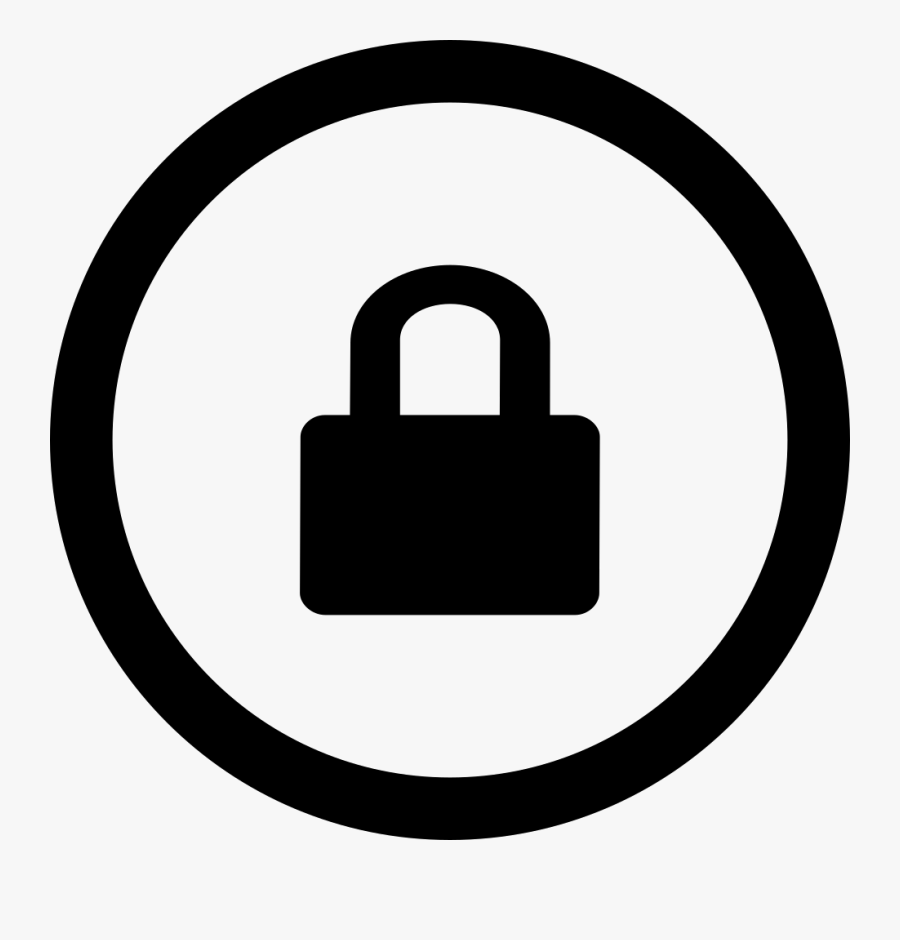Banner Free Stock Locked Padlock In Button Svg Png - Flux Pavilion Logo, Transparent Clipart