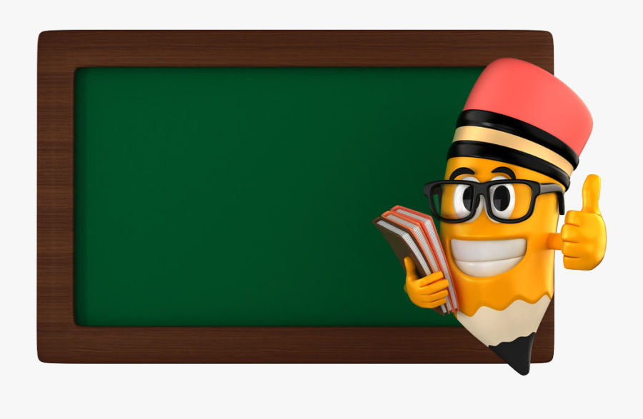 Blackboard Drawing Cartoon - Cartoon Black Board Hd, Transparent Clipart