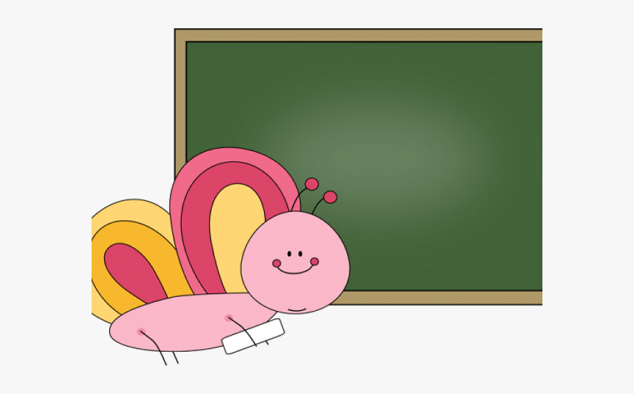 Butterfly Going To School Clipart, Transparent Clipart