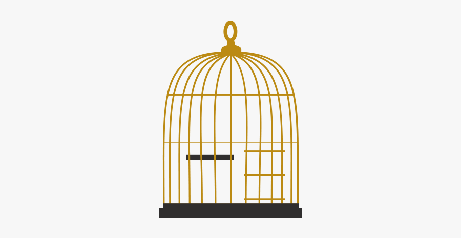 Clip Art Cage Vector - Bird Cage Vector Png, Transparent Clipart