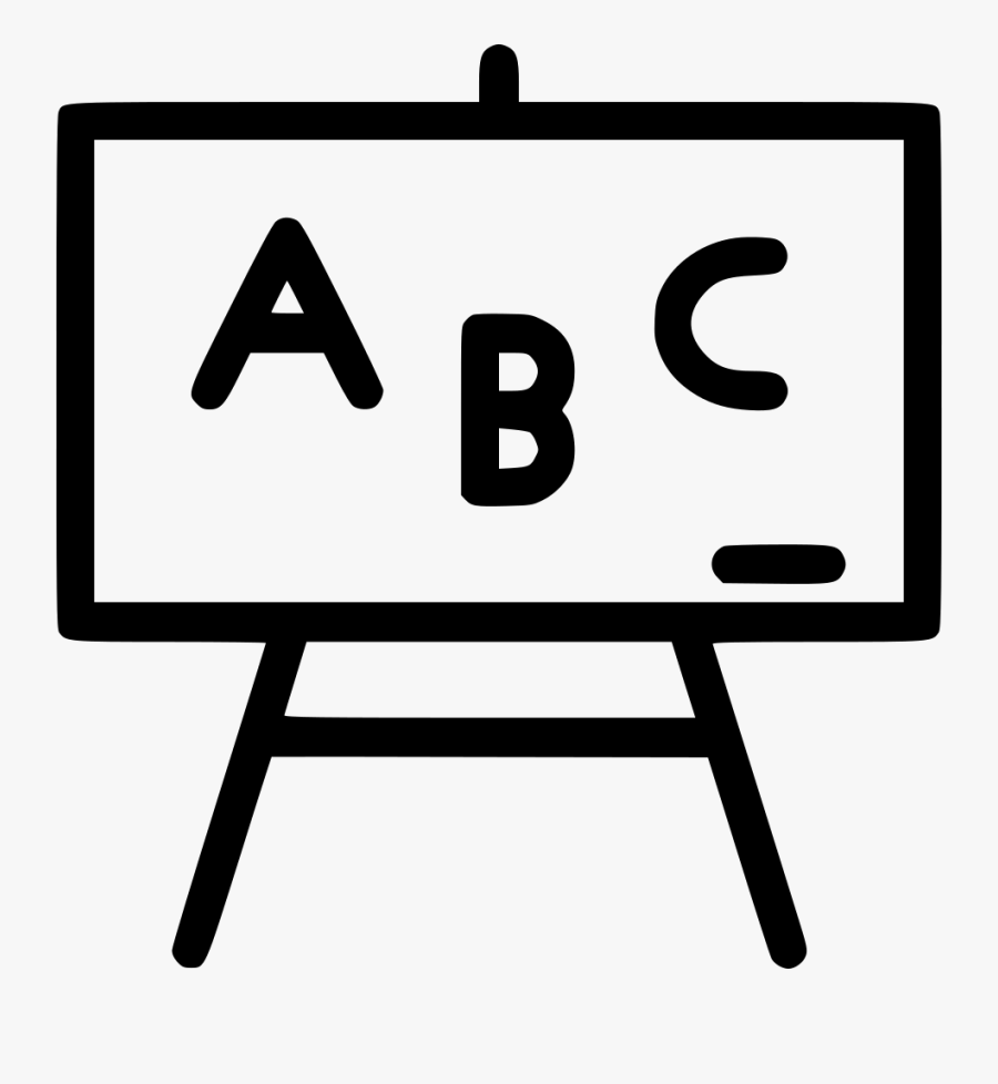 Computer Icons Dry-erase Boards Blackboard School - Board Clipart Black And White, Transparent Clipart