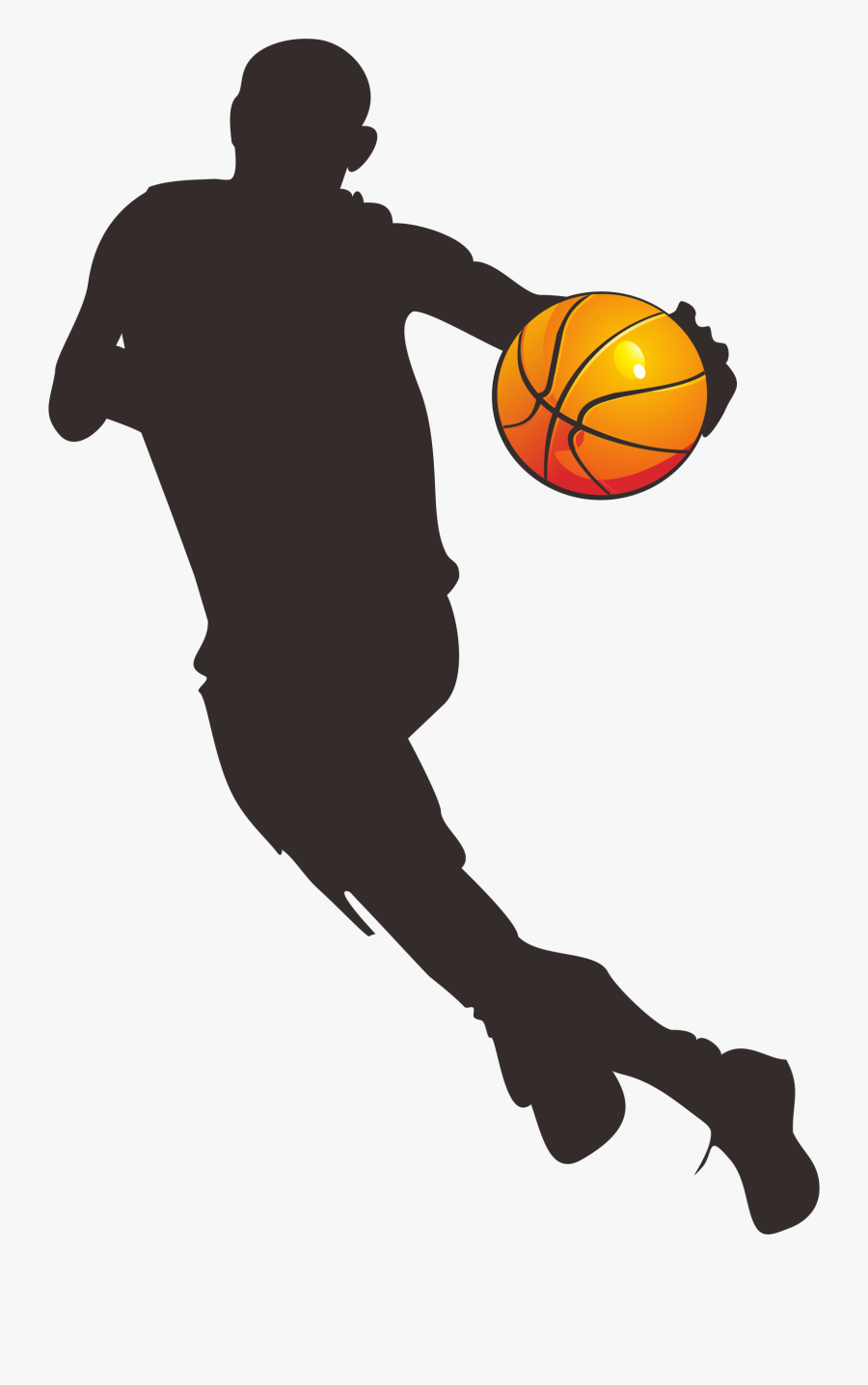 Transparent Blackboard Clipart - Basketball Players, Transparent Clipart