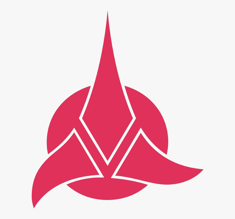 Star Trek Klingon Logo Youth T Shirt - Insignia De Bajoterra, Transparent Clipart