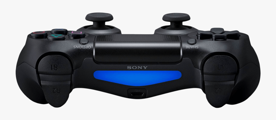 Playstation Joystick Side View - Ps4 Controller Side View, Transparent Clipart