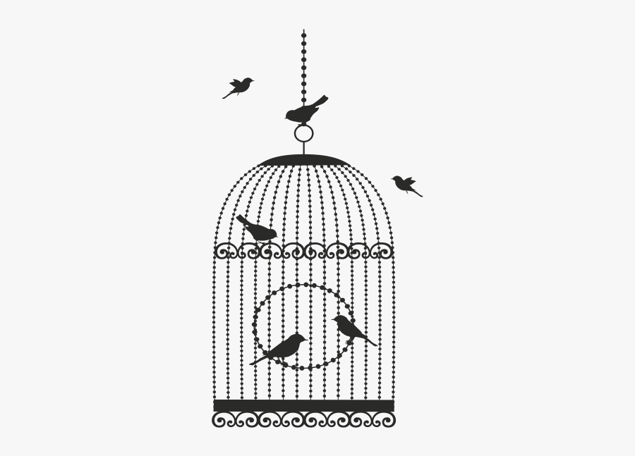 Birdcage Clip Art - Clipart Birdcage Vintage, Transparent Clipart