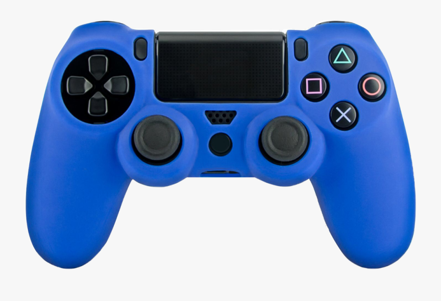 #playstation4 #ps4 #controller #blue #console #gamergirl - Playstation 4 Blue Controller, Transparent Clipart