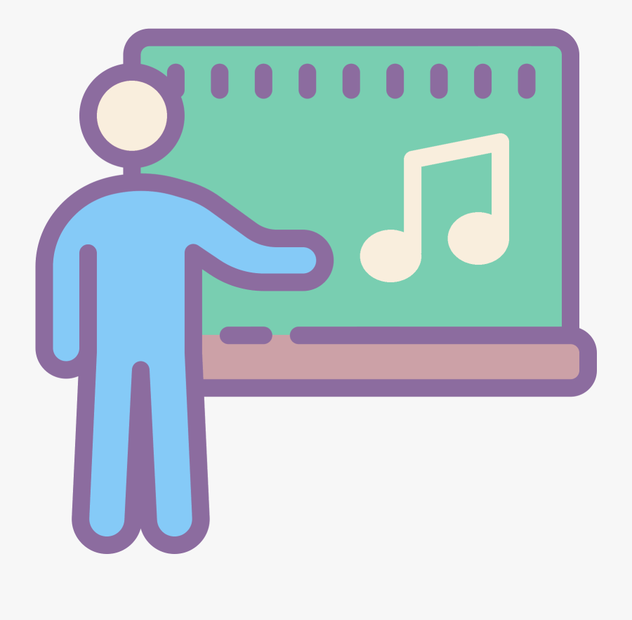 This Is A Teacher Standing In Front Of Their Blackboard - System Engineer Clipart, Transparent Clipart