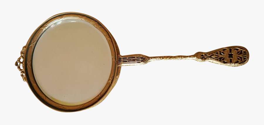 Clip Art Freeuse Antique Gilded Mirror Over White Vintage - Frying Pan, Transparent Clipart