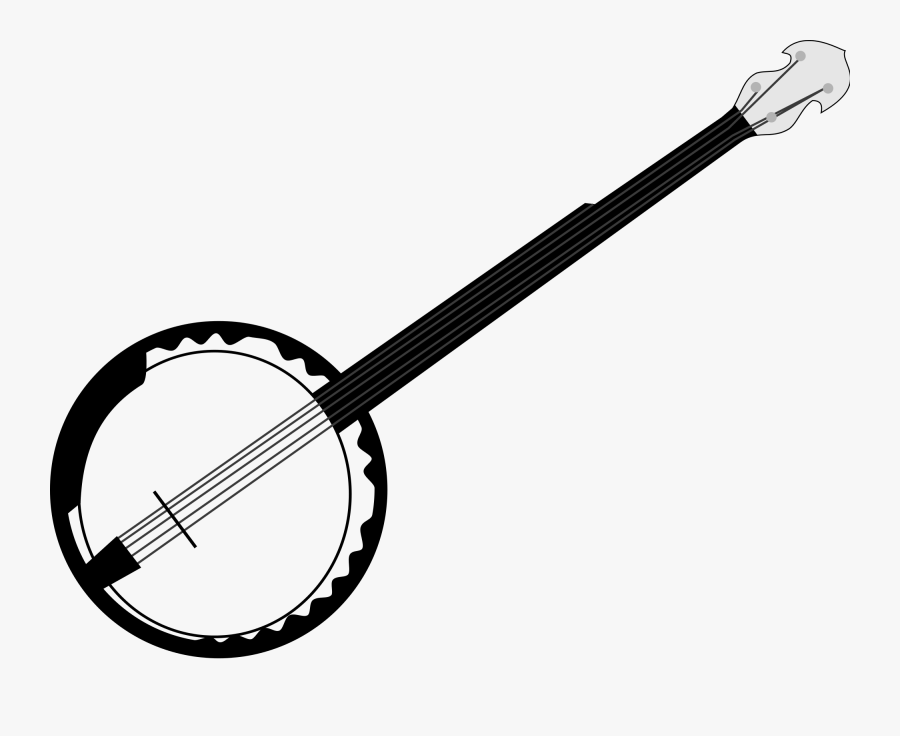Birthday Hat Clipart Transparent Background - Banjo Black And White, Transparent Clipart