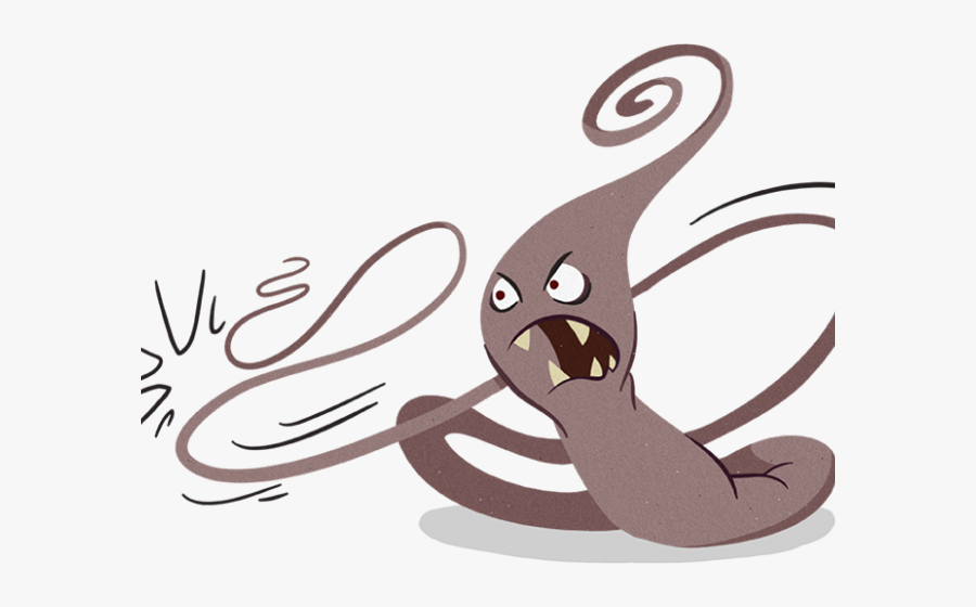 Transparent Worms Clipart - Gusano Latigo, Transparent Clipart