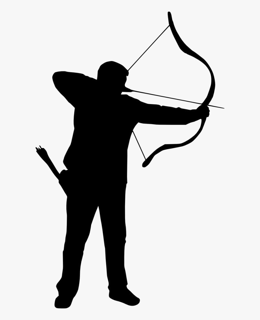 Archer Silhouette Png, Transparent Clipart