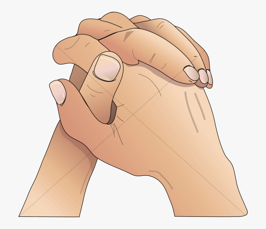 Praying Hands Youthful Youth Program Clipart Transparent - Hands Folded Clip Art, Transparent Clipart