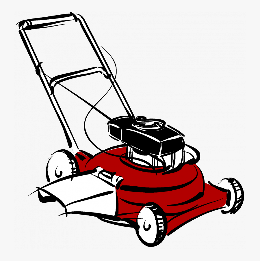 Transparent Lawn Care Png - Clip Art Lawn Mower Cartoon, Transparent Clipart