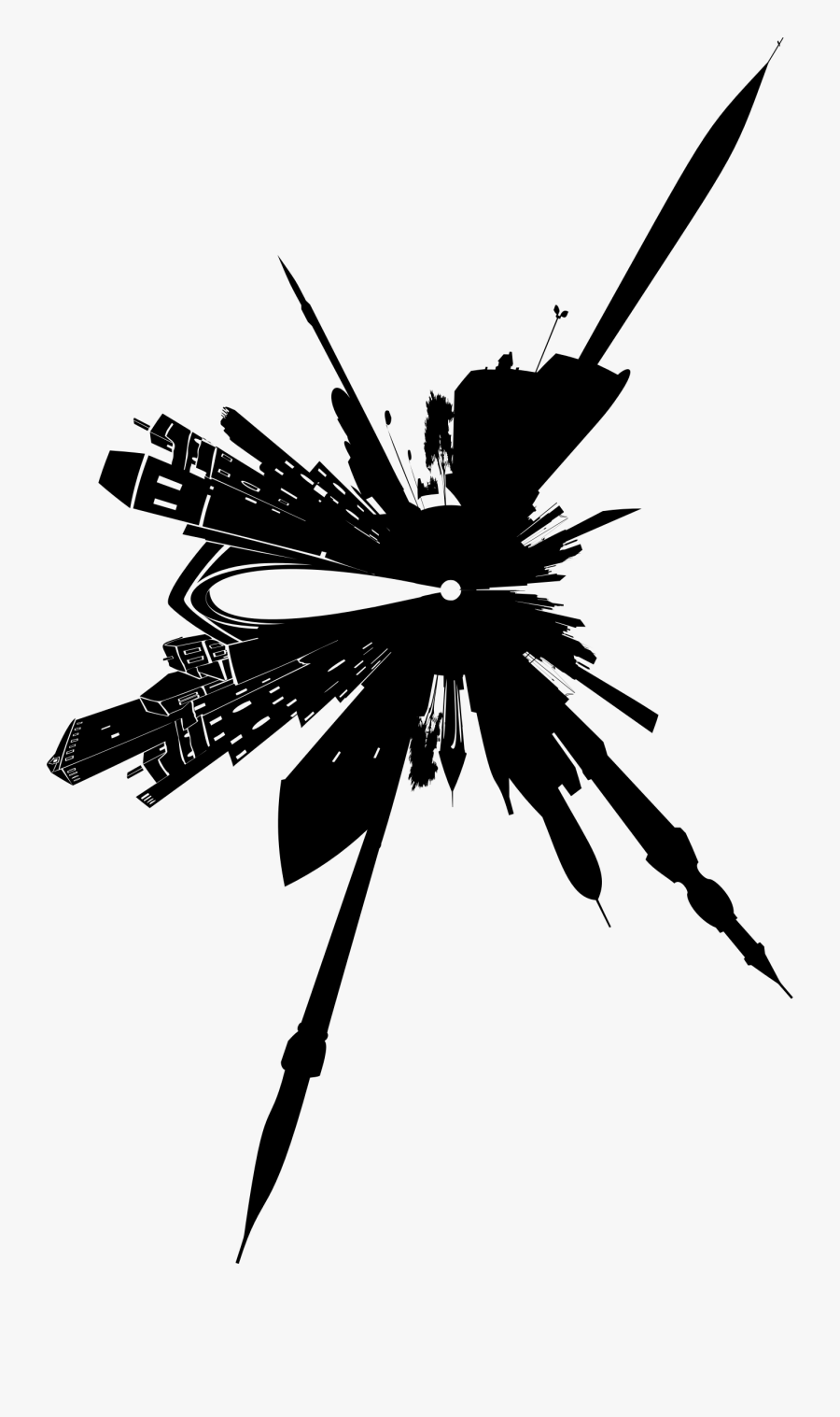 Silhouette Skyline Clip Art - Portable Network Graphics, Transparent Clipart