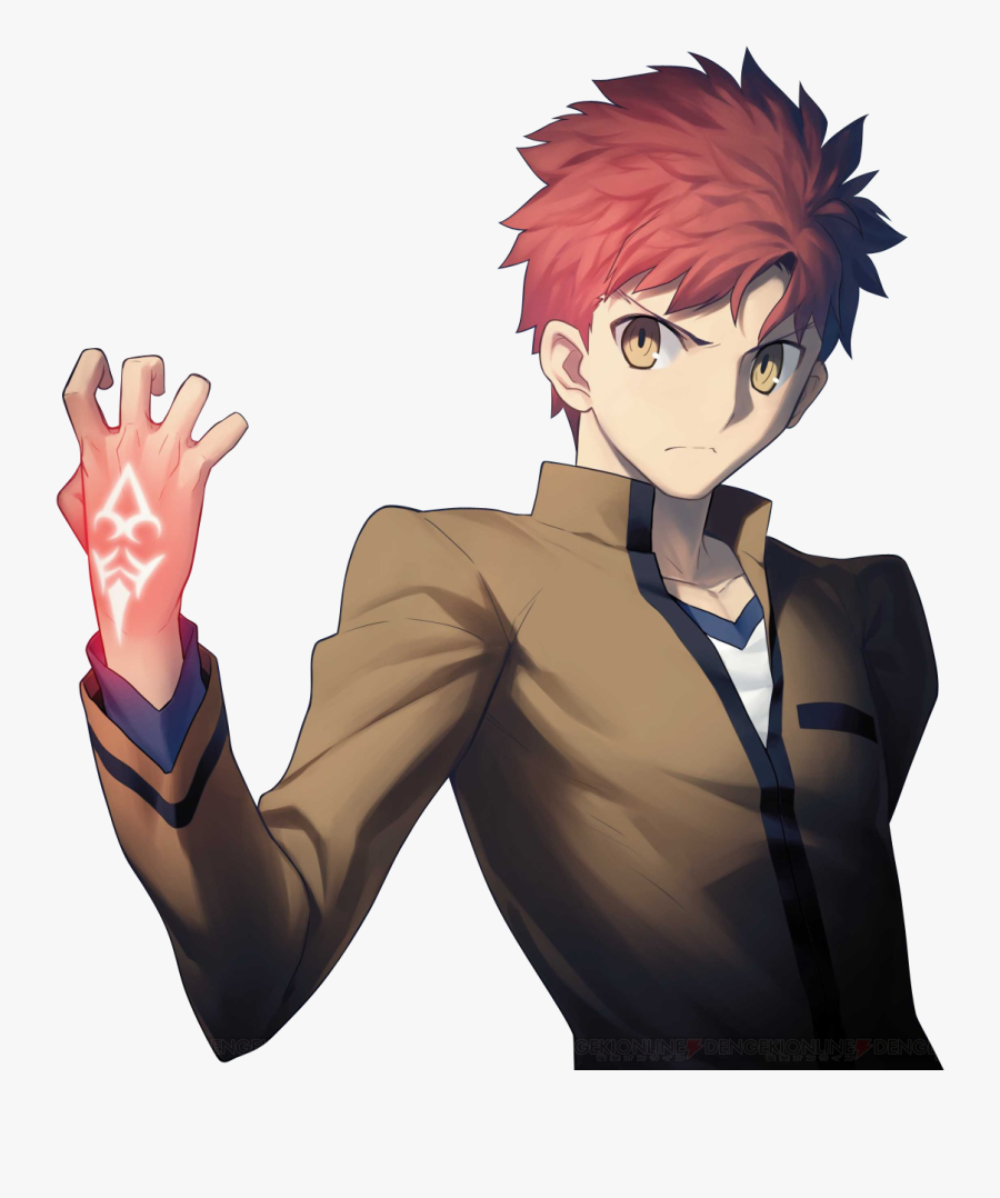 Fate Stay Night Clipart - Emiya Shirou Render, Transparent Clipart