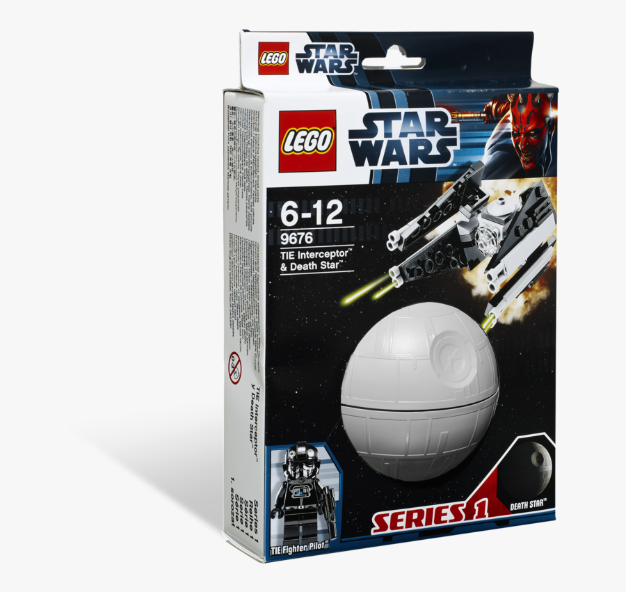 Lego Star Wars Death Star Small - Lego Star Wars Tie Interceptor And Death Star 9676, Transparent Clipart