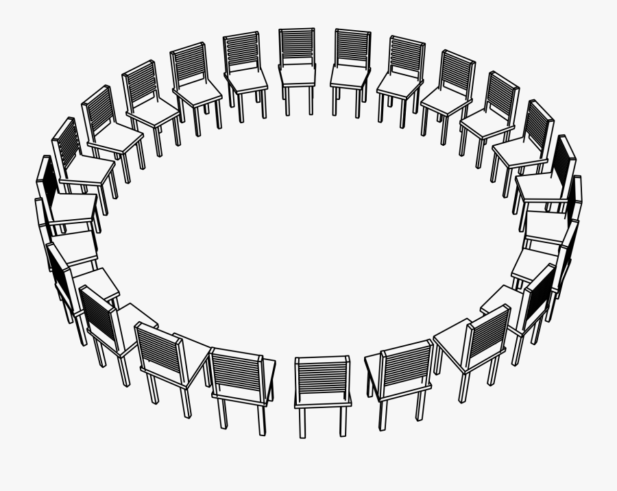 Clipart Circle Clipart - Chairs In A Circle Transparent, Transparent Clipart