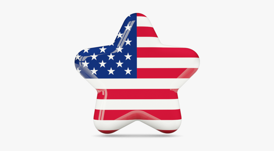 Stars Icon Png - Usa Flag Star Icon, Transparent Clipart