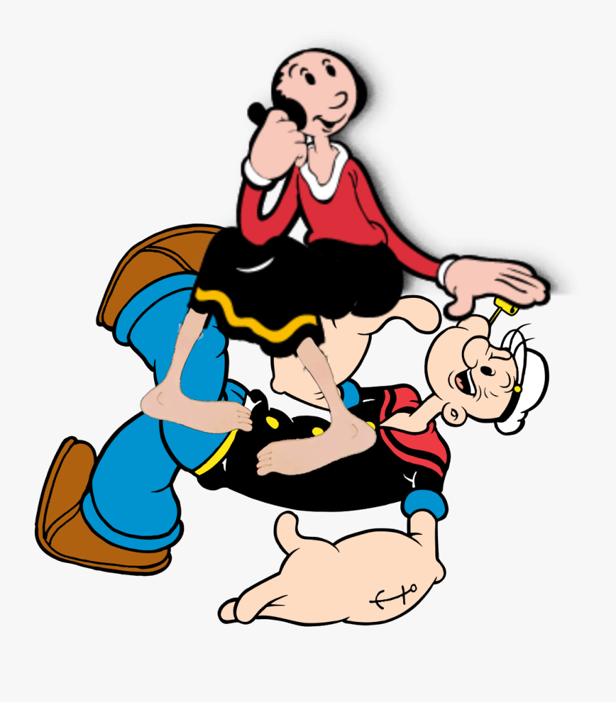 Olive Oyl Massages - Bare Olive Oyl Feet, Transparent Clipart