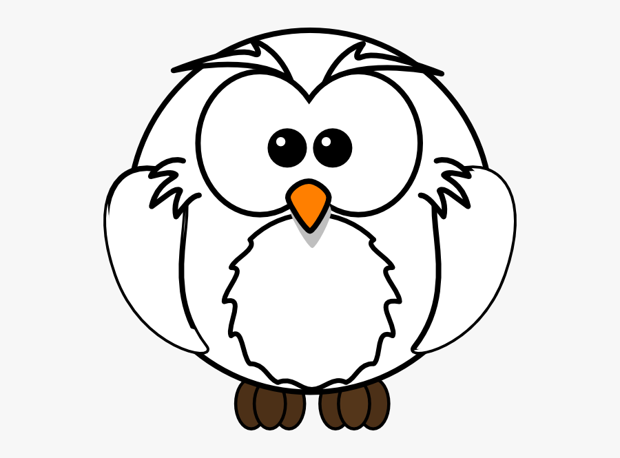 White Owl Clip Art, Transparent Clipart
