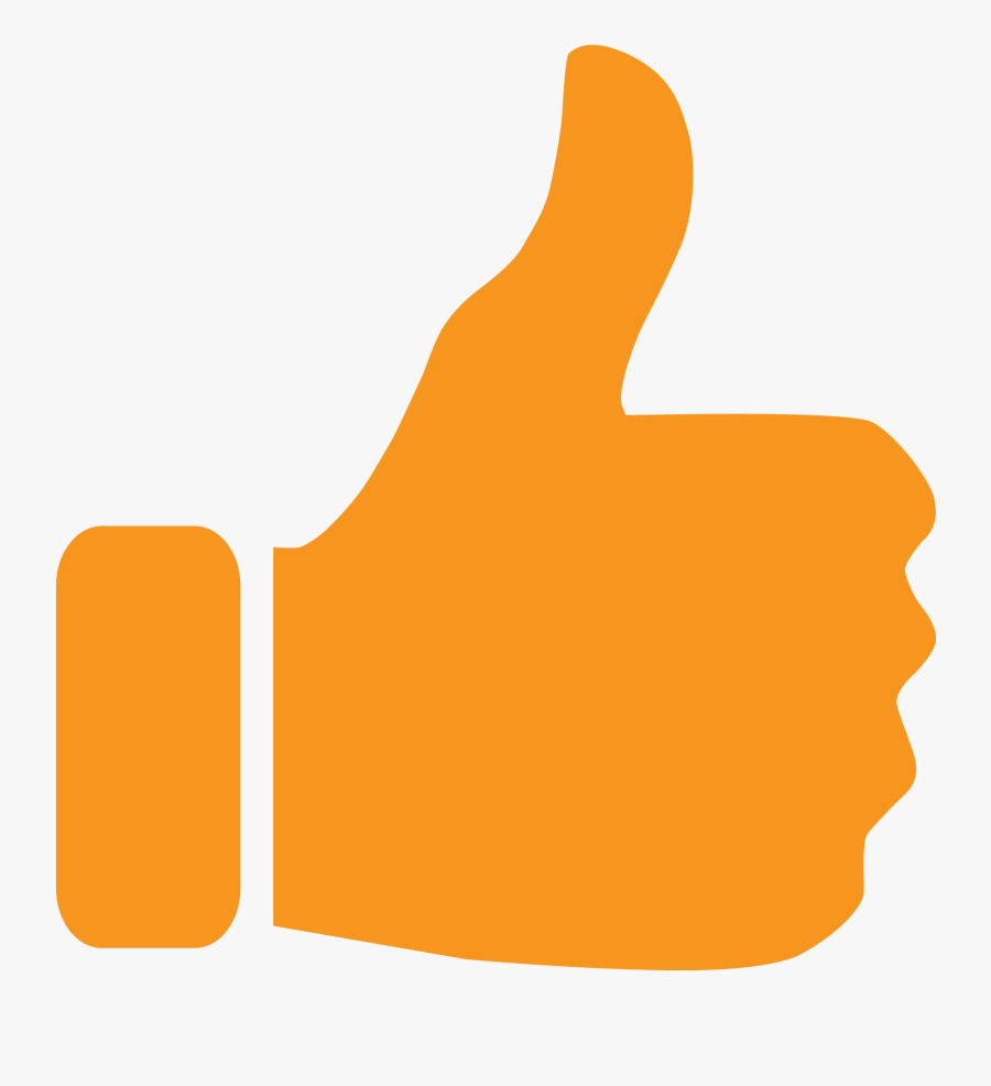 Best For - Blue Thumbs Up Icon, Transparent Clipart