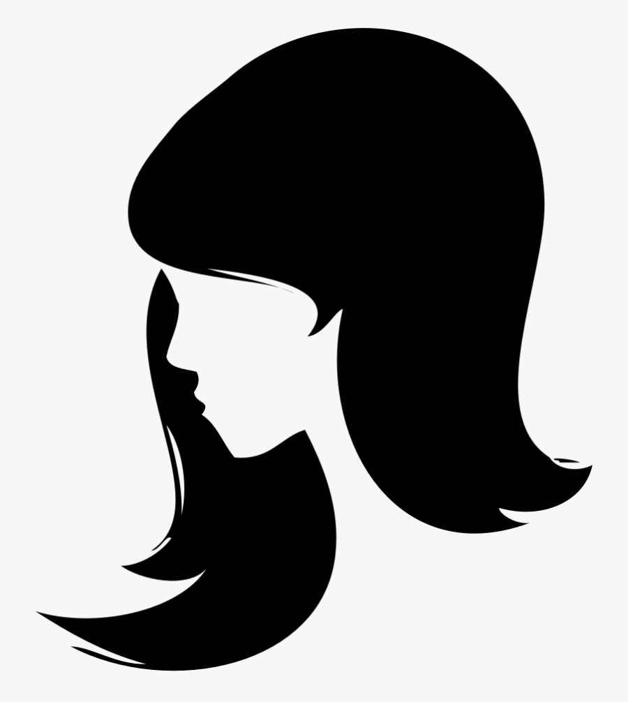 Silhouette Woman Head At Getdrawings - Woman Face Silhouette Png, Transparent Clipart