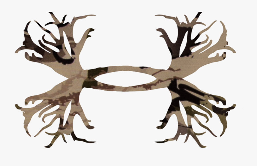 Under Armour Ridge Reaper Logo Antlers - Hunting Under Armour Logo, Transparent Clipart