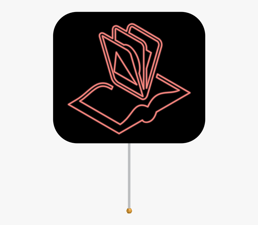 Open Clip Art Library Neon Sign - Emblem, Transparent Clipart
