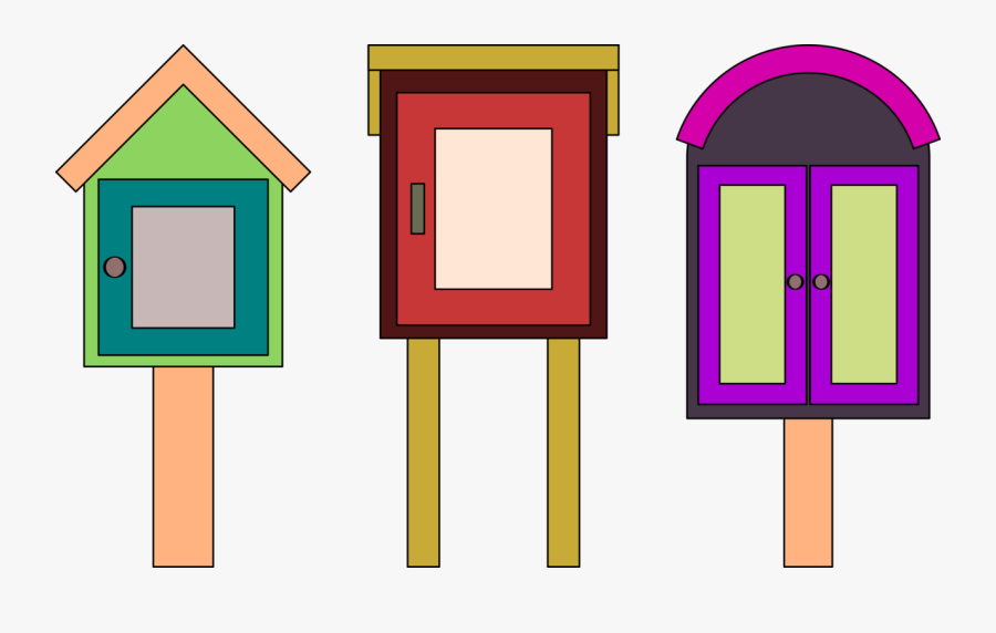 Transparent Open Clipart Library - Little Free Library Png, Transparent Clipart