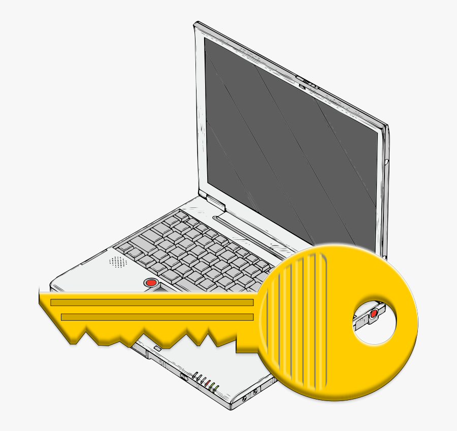 Image Source - Http - //openclipart - Org/detail/96253/access - Laptop Png, Transparent Clipart