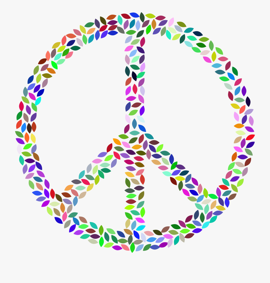 Peace Sign Music Note, Transparent Clipart