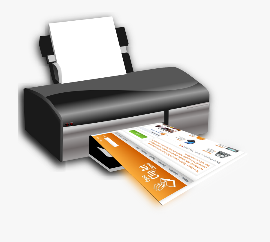 Printer Clipart Transparent - Printer Pages, Transparent Clipart