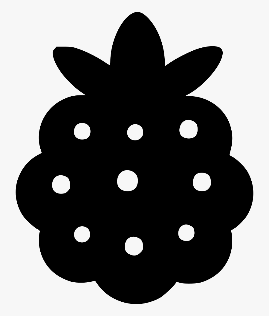 Clip Art Pattern Silhouette Black Fruit - Berry Silhouette Transparent Background, Transparent Clipart