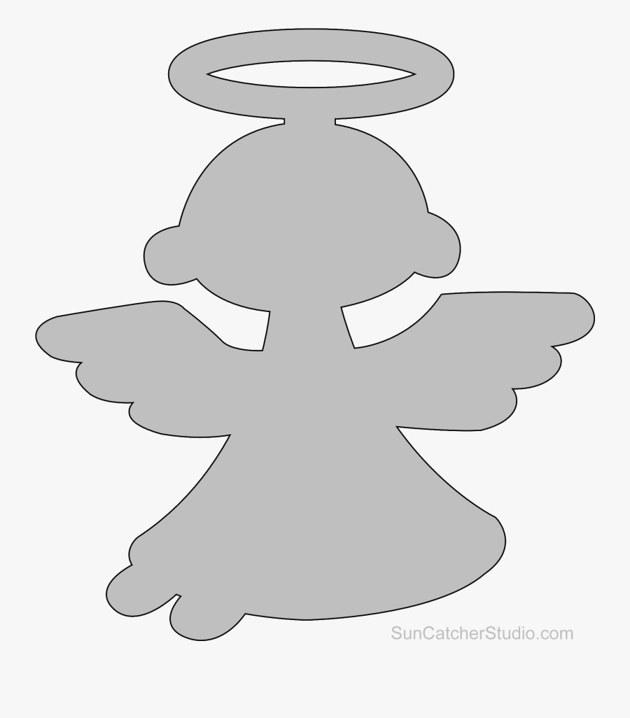 Clip Art Free Downloadable Christian Clip Art - Angel Scroll Saw Patterns Free, Transparent Clipart