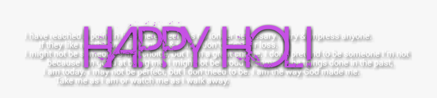 Text Editing Pichkari Holi Logo Free Transparent Image - Holi Text Png 1080p, Transparent Clipart