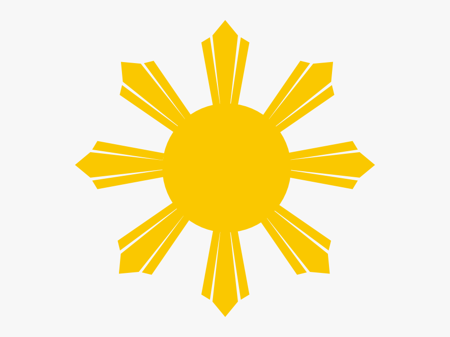 Sun Clipart Philippine - Sun And Star In Philippine Flag, Transparent Clipart