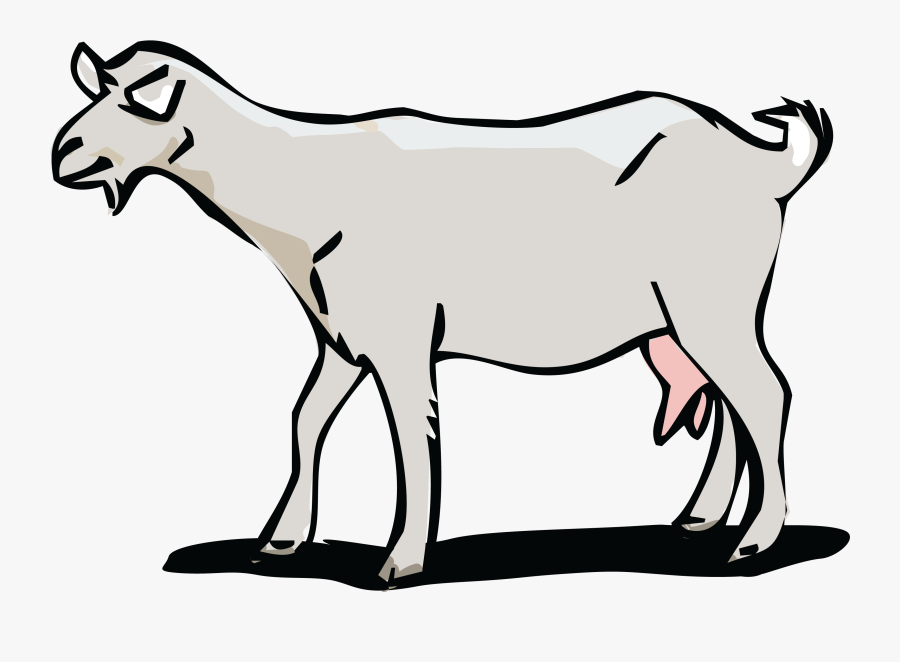 Free Clipart Of A Goat - Goat, Transparent Clipart