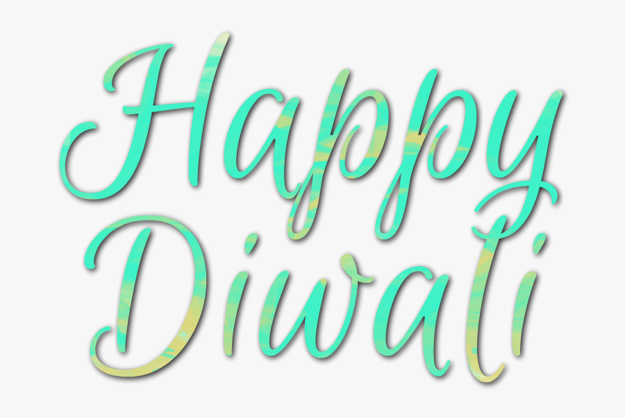 Happy Diwali Text Writing Png Hd Photo - Calligraphy, Transparent Clipart