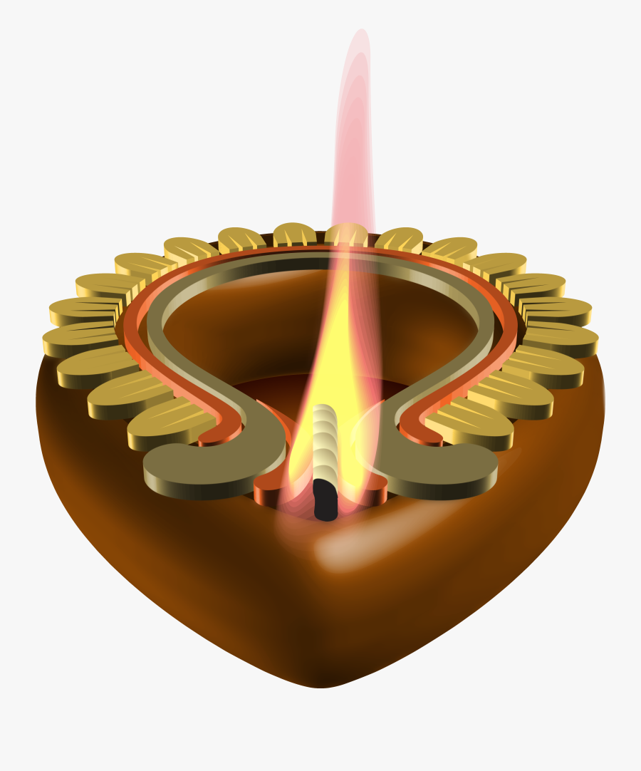 Transparent Candle Church - Diwali Diya Png Hd, Transparent Clipart
