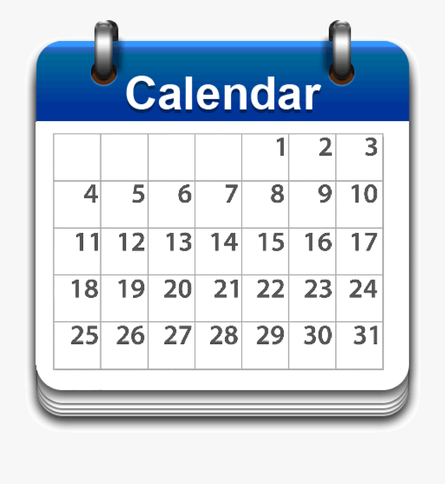 Calendar Icon, Transparent Clipart