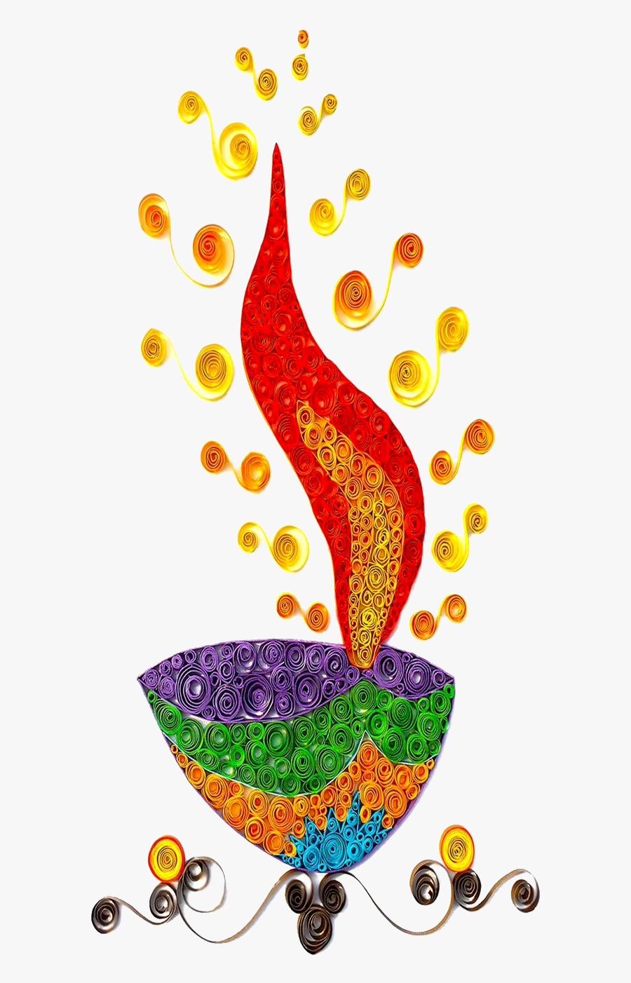 Diya Diwali Png Photo - Pollution Free Happy Diwali, Transparent Clipart