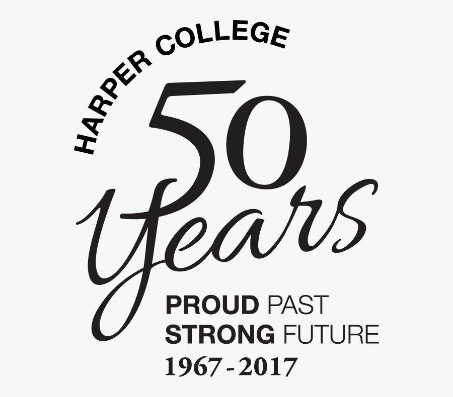 50th Toolkit Harper College - Calligraphy, Transparent Clipart