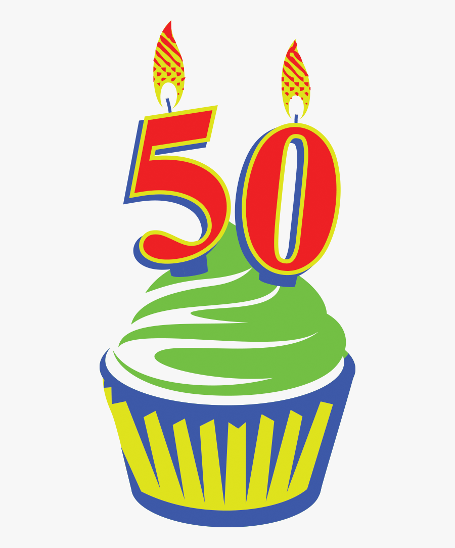 Happy 50th Birthday Png, Transparent Clipart