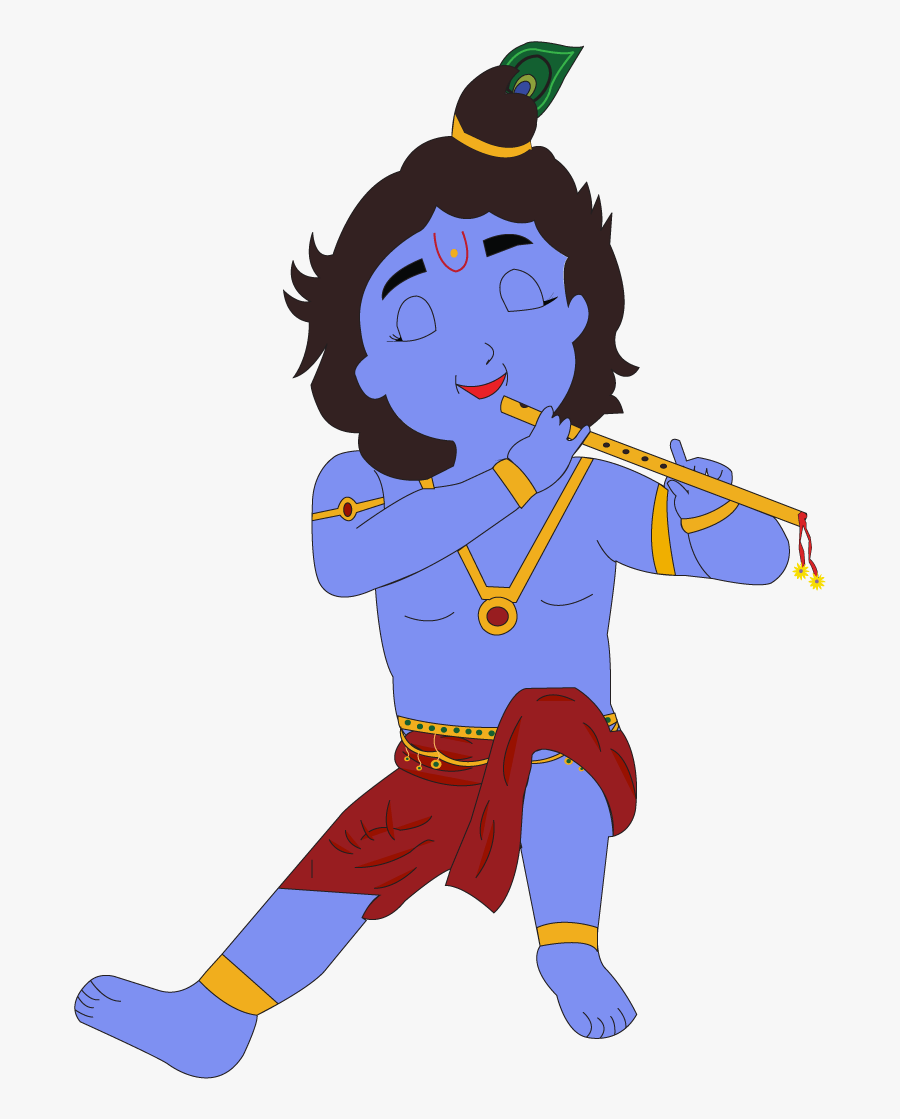 Krishna Clipart Kanha - Cartoon Clipart Krishna Png, Transparent Clipart