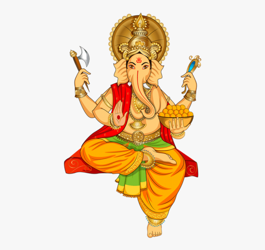 Ganesha Clipart Png - Colour Ganesh Clip Art, Transparent Clipart
