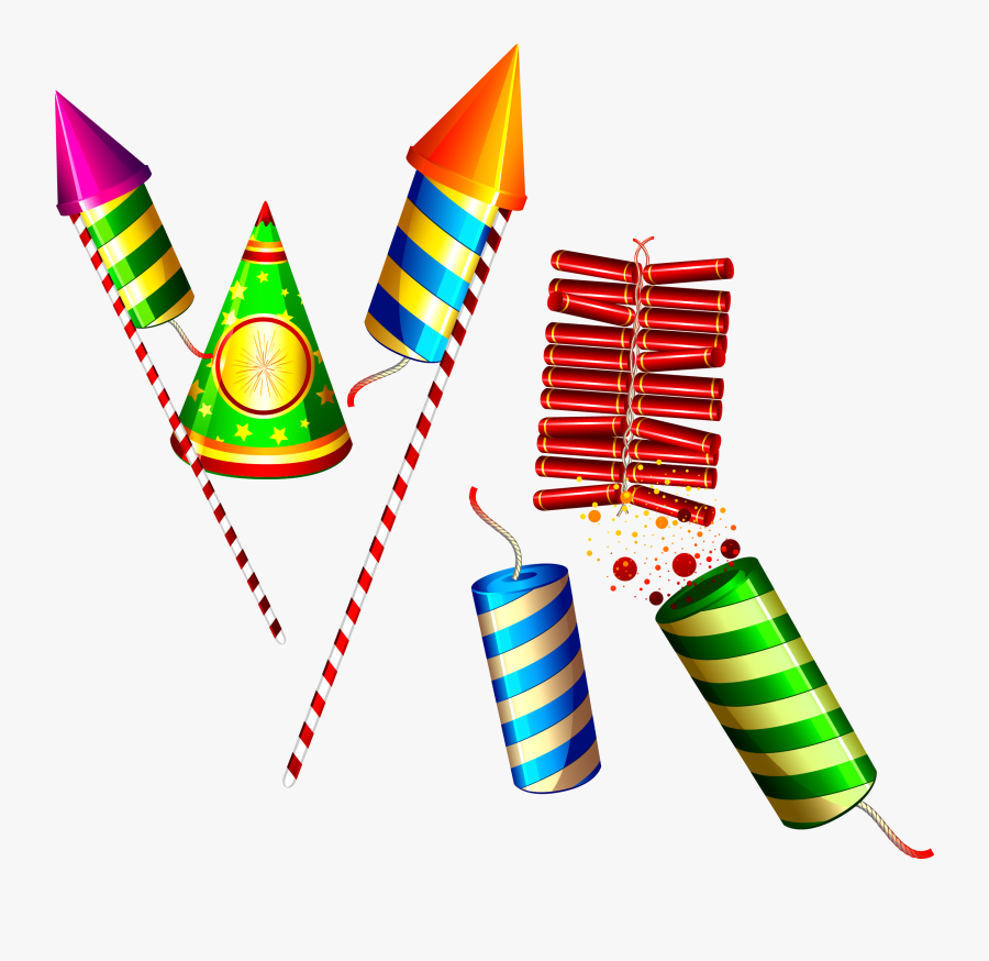 Transparent Firecrackers Clipart - Diwali Crackers Png Hd, Transparent Clipart