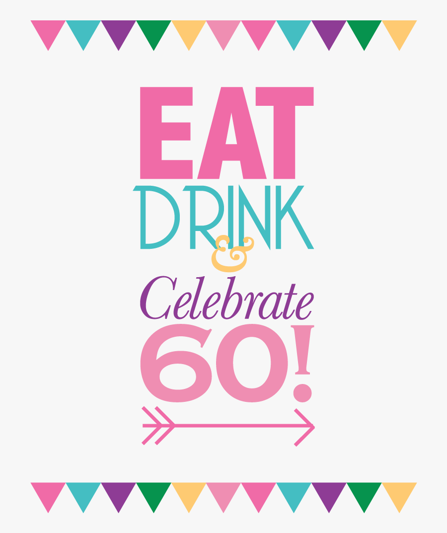 Clip Art Ideas Chic Th Invitations - Birthday Party 60th Clip Art Free, Transparent Clipart