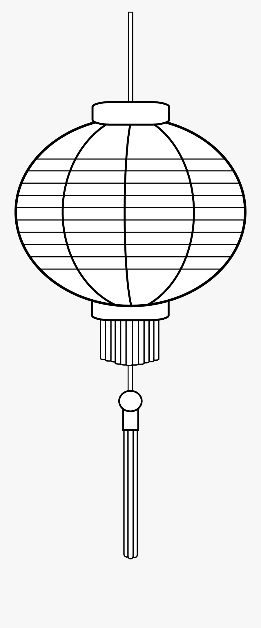 Transparent Japanese Lantern Clipart - Chinese White Lantern Png, Transparent Clipart